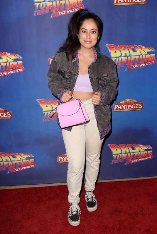 JENISE SPITERI at Back to the Future Opening Night at Pantages Theatre in Hollywood 11/06/2024