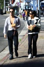 JENN TRAN and Sasha Farber Out Shopping at Studio City Farmer