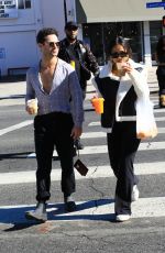 JENN TRAN and Sasha Farber Out Shopping at Studio City Farmer