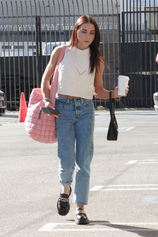 JENNA JOHNSON Heading to Dancing With The Stars Rehearsals in Los Angeles 11/07/2024