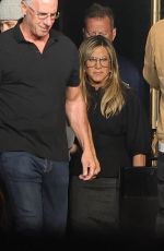JENNIFER ANISTON with The Morning Show Dad, Jeremy Irons in Los Angeles 11/12/2024