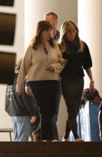 JENNIFER ANISTON with The Morning Show Dad, Jeremy Irons in Los Angeles 11/12/2024