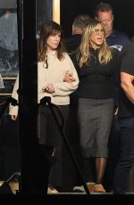JENNIFER ANISTON with The Morning Show Dad, Jeremy Irons in Los Angeles 11/12/2024