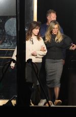 JENNIFER ANISTON with The Morning Show Dad, Jeremy Irons in Los Angeles 11/12/2024