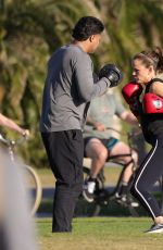JENNIFER GARNER Does Some Boxing on the Set of The Last Thing He Told Me 11/14/2024