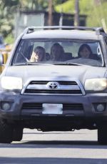 JENNIFER GARNER Films Driving Scene at Pacific Coast Highway in Los Angeles 11/18/2024