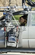 JENNIFER GARNER Films Driving Scene at Pacific Coast Highway in Los Angeles 11/18/2024