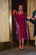 JENNIFER HUDSON Leaves Radio City Music Hall in New York 11/27/2024