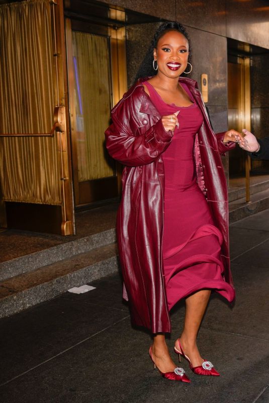 JENNIFER HUDSON Leaves Radio City Music Hall in New York 11/27/2024