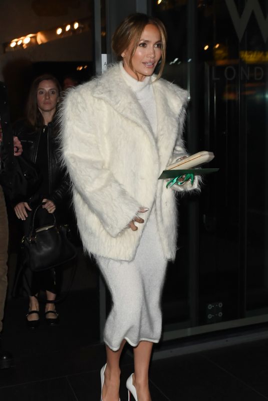 JENNIFER LOPEZ Leaves a Private Screening for Her New Movie in London 11/05/2024