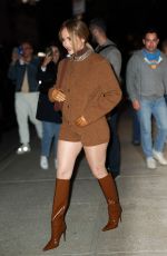 JENNIFER LOPEZ Leaves Unstoppable Screening at SVA Theater in New York 11/03/2024