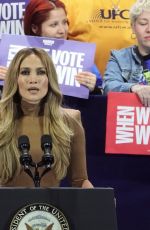 JENNIFER LOPEZ Speak at Kamala Harris Rally in Las Vegas 10/31/2024