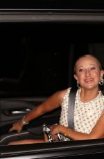 JENNIFER MEYER and ERIN FOSTER Arrives at Leonardo DiCaprio