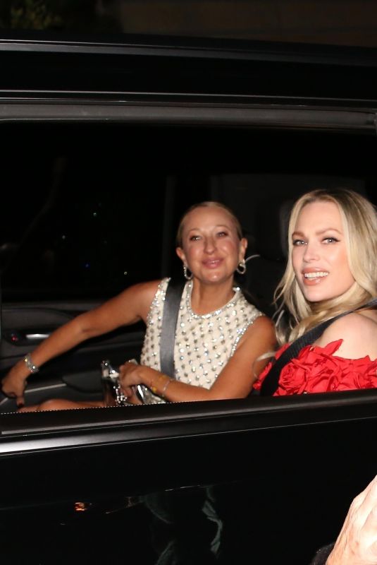 JENNIFER MEYER and ERIN FOSTER Arrives at Leonardo DiCaprio