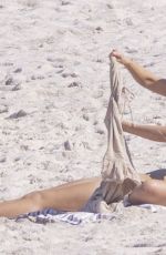 JESSICA ALBA in Bikini at a Beach in Mexico 11/26/2024