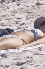 JESSICA ALBA in Bikini at a Beach in Mexico 11/26/2024