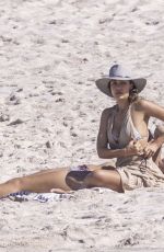 JESSICA ALBA in Bikini at a Beach in Mexico 11/26/2024