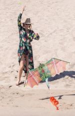 JESSICA CHASTAIN Out at a Beach in Los Cabos 11/21/2024