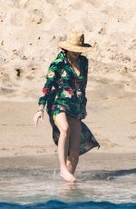 JESSICA CHASTAIN Out at a Beach in Los Cabos 11/21/2024