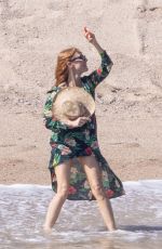 JESSICA CHASTAIN Out at a Beach in Los Cabos 11/21/2024