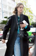JESSICA CLARKE Out with Her Dog in Notting Hill 11/14/2024