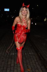 JESSICA WHITE Arrives at Nuage Halloween Party in Manchester 11/03/2024
