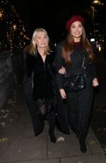 JESSICA WRIGHT Out at Christmas in the Courtyard with Her Mother 11/27/2024