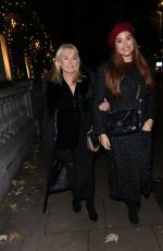JESSICA WRIGHT Out at Christmas in the Courtyard with Her Mother 11/27/2024