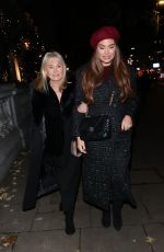 JESSICA WRIGHT Out at Christmas in the Courtyard with Her Mother 11/27/2024