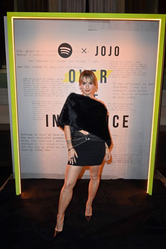 JOANNA JOJO LEVESQUE at Spotify x JoJo Memoir Release Party in New York City 11/20/2024