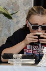 JOJO SIWA Enjoys a Chilled Iced Coffee in Los Angeles 11/13/2024