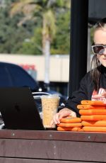 JOJO SIWA Enjoys a Chilled Iced Coffee in Los Angeles 11/13/2024