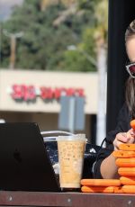 JOJO SIWA Enjoys a Chilled Iced Coffee in Los Angeles 11/13/2024