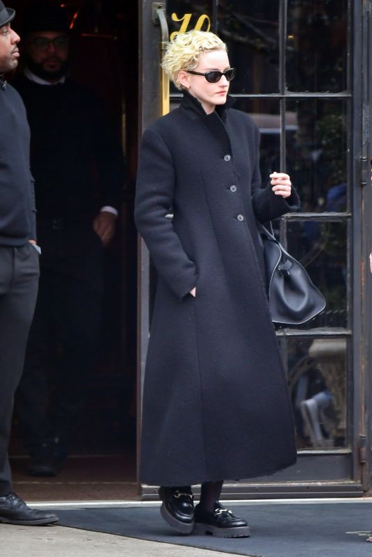 JULIA GARNER Leaves Her Hotel in New York City 11/20/2024