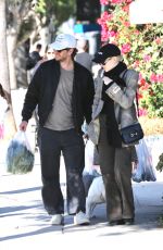 JULIA GARNER Out Shopping at Farmer