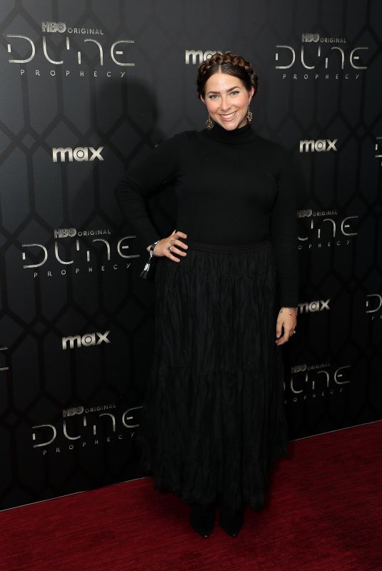 JULIA LEAHY at After-Party of Premiere of HBO Original Drama Series Dune: Prophecy in New York 10/30/2024