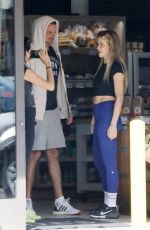 JULIA STAMBLER and Sean Stewart Out Kissing in Bel Air Neighborhood of Los Angeles 11/05/2024
