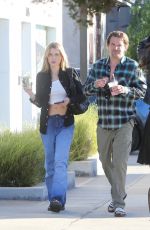 JULIA STAMBLER Arrives at Andy LeCompte Salon in Beverly Hills 11/05/2024