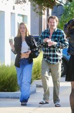 JULIA STAMBLER Arrives at Andy LeCompte Salon in Beverly Hills 11/05/2024