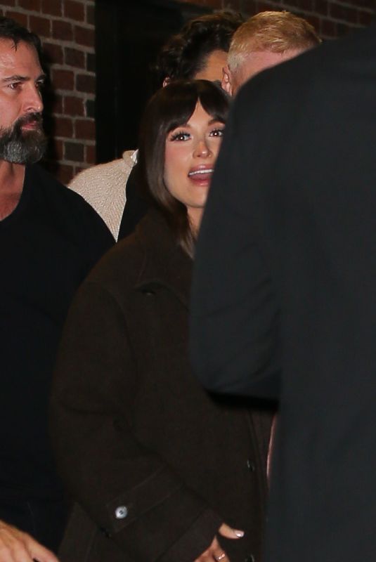KACEY MUSGRAVES Leaves Late Show with Stephen Colbert in New York 11/18/2024