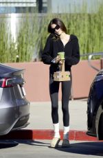 KAIA GERBER Out for Iced Matcha in Los Angeles 11/07/2024
