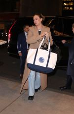 KALEY CUOCO Arrives at Her Hotel After taping Jimmy Fallon Show in New York 11/25/2024