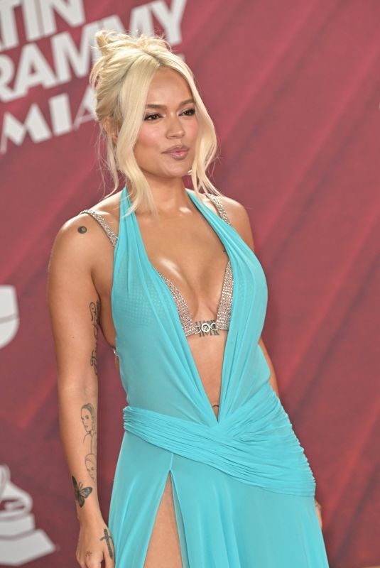 KAROL G at 25th Annual Latin Grammy Awards in Miami 11/14/2024