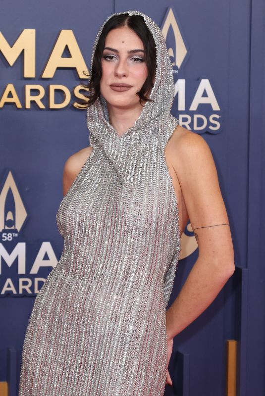 KASSI ASHTON at 58th Annual CMA Awards at Bridgestone Arena in Nashville 11/20/2024