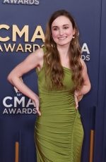 KAT HIGGINS at 58th Annual CMA Awards at Bridgestone Arena in Nashville 11/20/2024