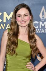 KAT HIGGINS at 58th Annual CMA Awards at Bridgestone Arena in Nashville 11/20/2024