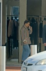 KATE HUDSON Out Shopping at YSL in Beverly Hills 11/04/2024