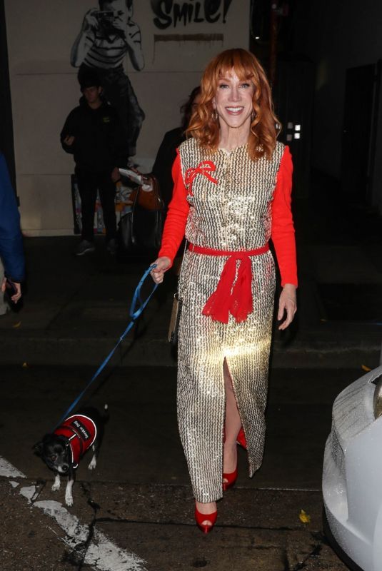 KATHY GRIFFIN Arrives for Finner at Craig