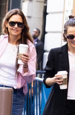 KATIE HOLMES and ZOEY DEUTCH Arrives at Ethel Barrymore Theatre in New York 11/06/2024