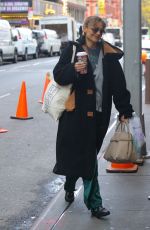 KATIE HOLMES Arrives at Barrymore Theatre in New York City 11/23/2024
